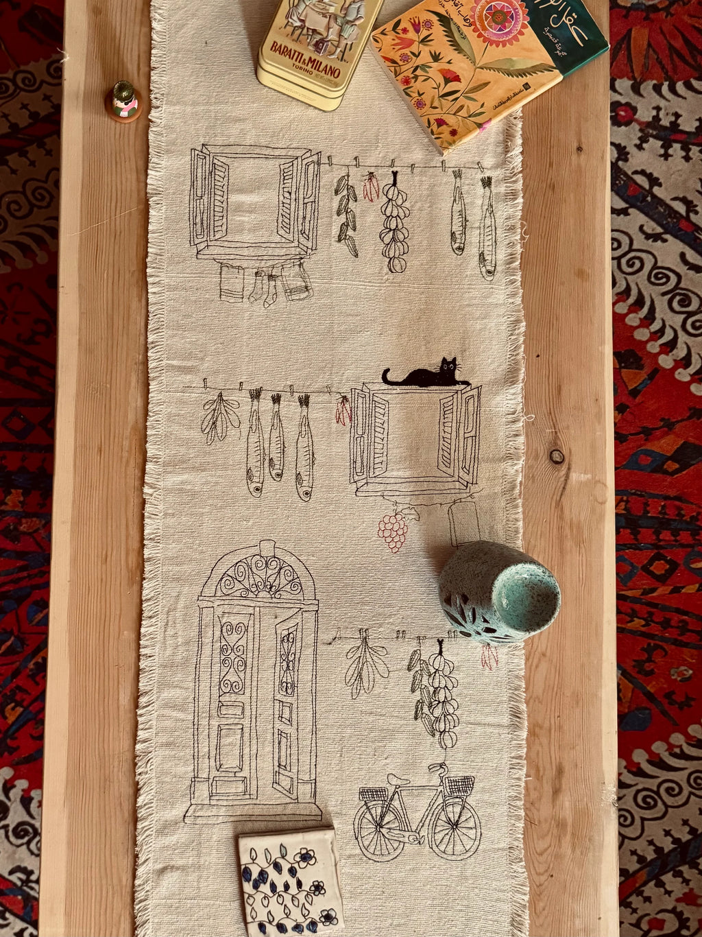 Shababeek:Short Table runner