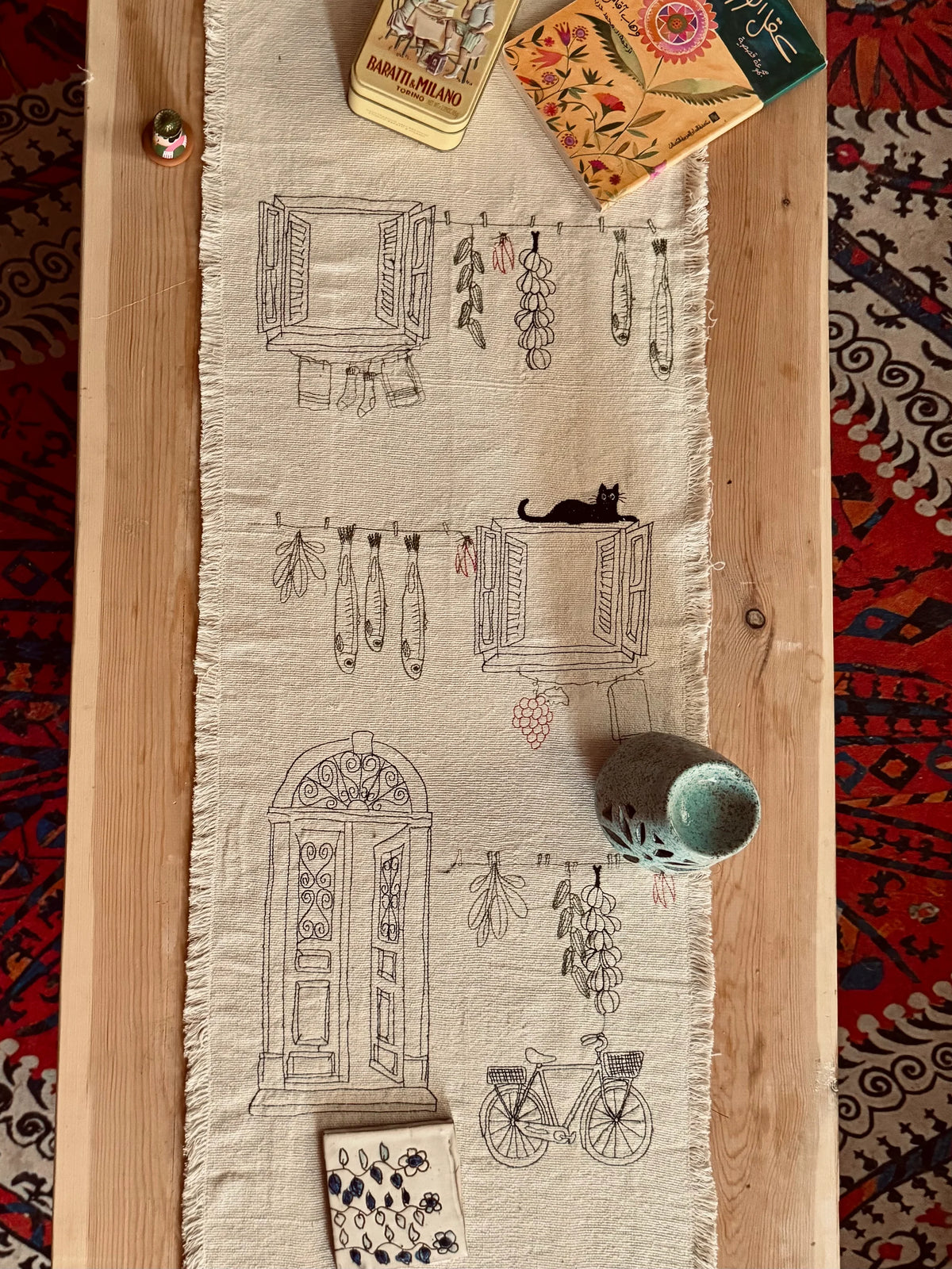 Shababeek:Short Table runner